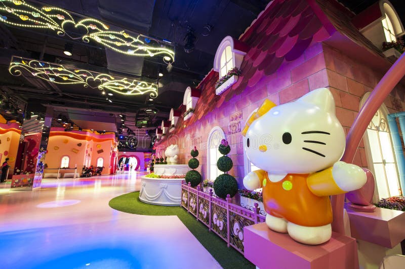 Sanrio Hello Kitty Town lizenzfreies stockbild Sanrio Hello Kitty Town lizenzfreies stockbild