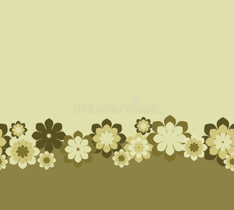 Sans joint floral de fond illustration de vecteur