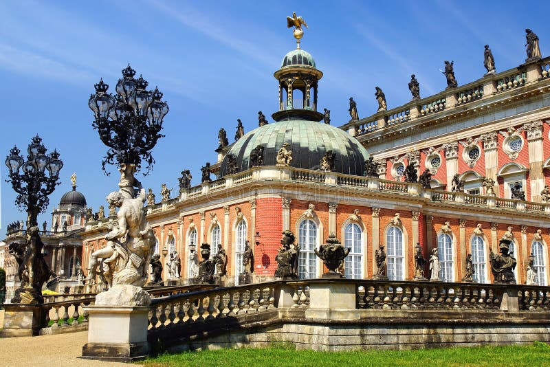 The Sanssouci Palace In Potsdam, Germany. Stock Image Image of famous