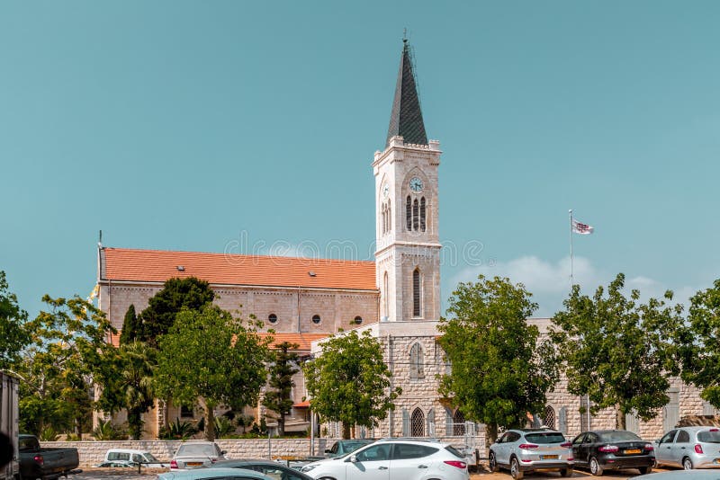 Sant 'antonio della chiesa di Padova a Jaffa fotografia stock Sant 'antonio della chiesa di Padova a Jaffa fotografia stock