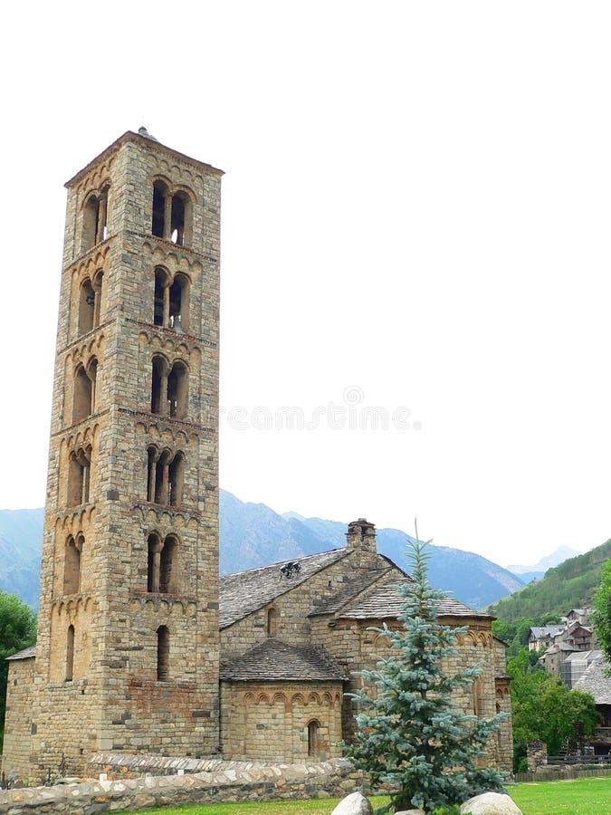 Sant Climent De Taull, Los Angeles Vall De Boi (Hiszpania) fotografia stock Sant Climent De Taull, Los Angeles Vall De Boi (Hiszpania) fotografia stock