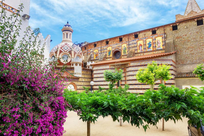 Sant Roma church, Lloret de Mar. Costa Brava, Catalonia, Spain