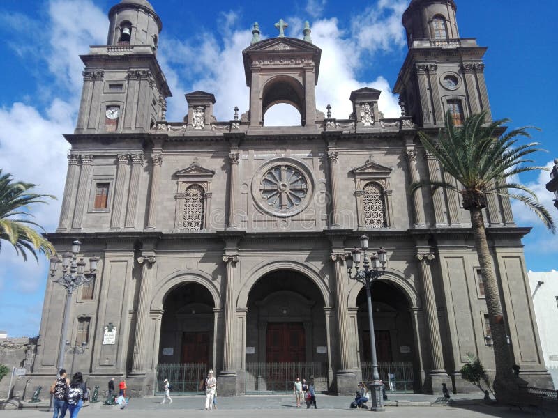 Santa Ana Cathedral, Las Palmas de Gran Canaria lizenzfreie stockbilder Santa Ana Cathedral, Las Palmas de Gran Canaria lizenzfreie stockbilder