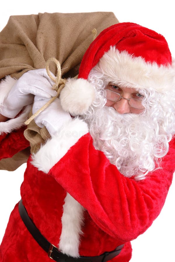 Santa with big sack