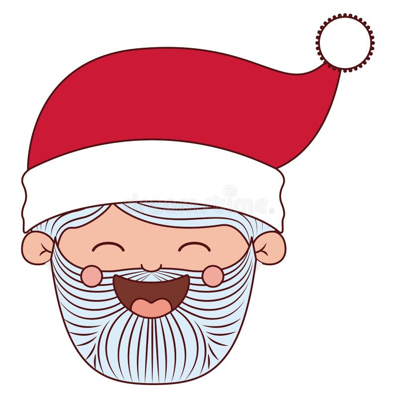 Santa Cartoon of Merry Christmas Stock Vector - Illustration of message ...