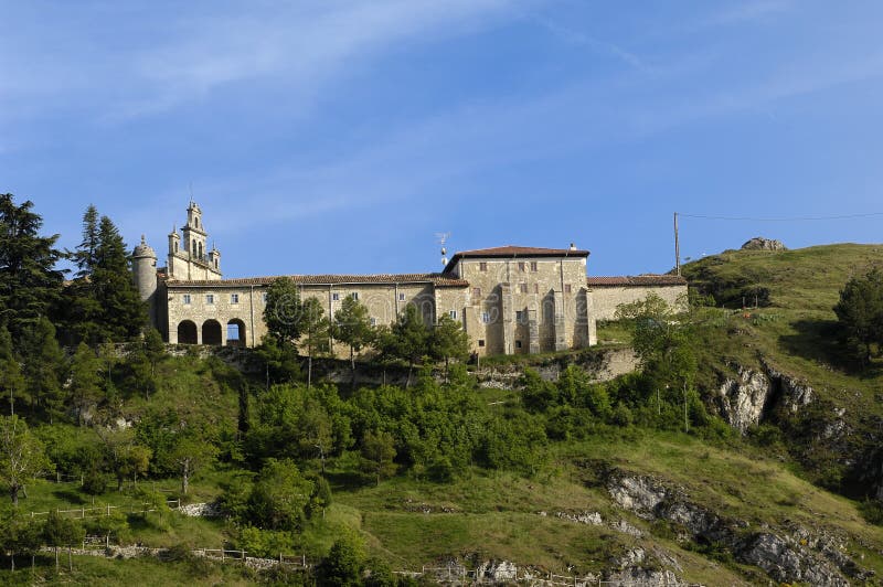 Santa Casilda-Schrein, La Bureba, Burgos-Provinz, Kastilien-Leon S stockfotografie Santa Casilda-Schrein, La Bureba, Burgos-Provinz, Kastilien-Leon S stockfotografie