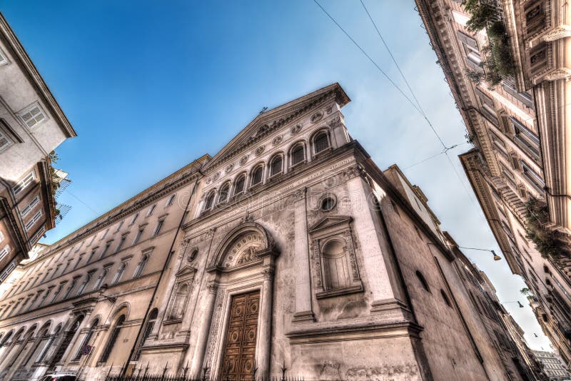 Santa Chiara kyrka i Rome royaltyfri bild Santa Chiara kyrka i Rome royaltyfri bild