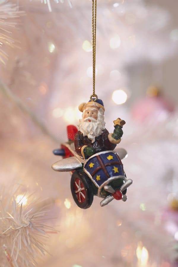 Santa Christmas Ornaments stock image. Image of celebrations 12640109