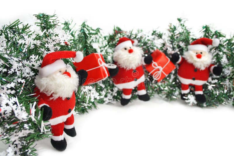 Santa Claus Christmas garland