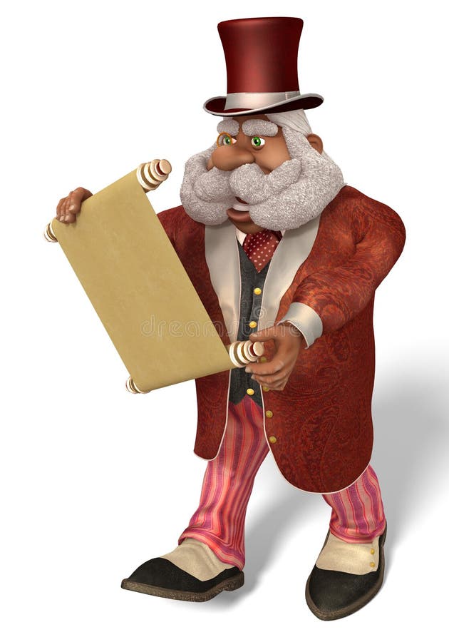 Santa Claus Aristocrat 3D Illustration in Cartoon Stule Isolated On White. 3D illustration Santa Claus Aristocrat in cartoon stule isolated on white background vector illustration Santa Claus Aristocrat 3D Illustration in Cartoon Stule Isolated On White. 3D illustration Santa Claus Aristocrat in cartoon stule isolated on white background vector illustration