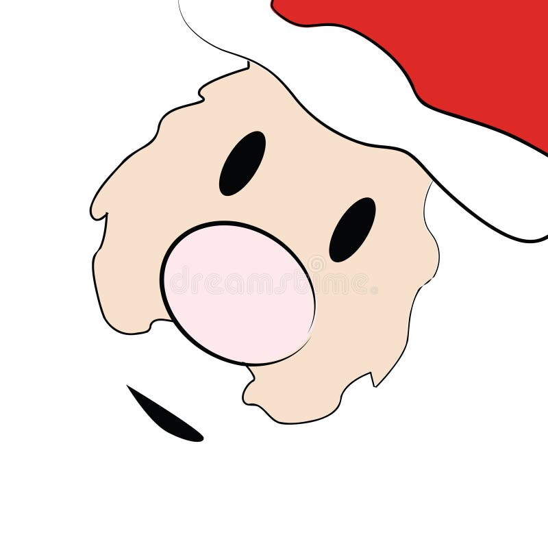 Santa Claus card stock illustration