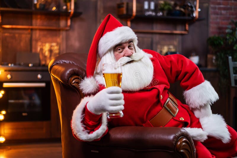 300 Santa Claus Drinking Beer Photos Free & RoyaltyFree Stock Photos
