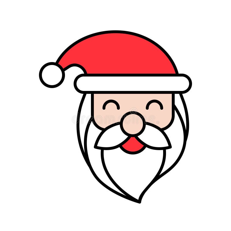 Santa Claus in Chimney, Christmas Day Related Line Icon Stock Vector -  Illustration of vector, cartoon: 166454727