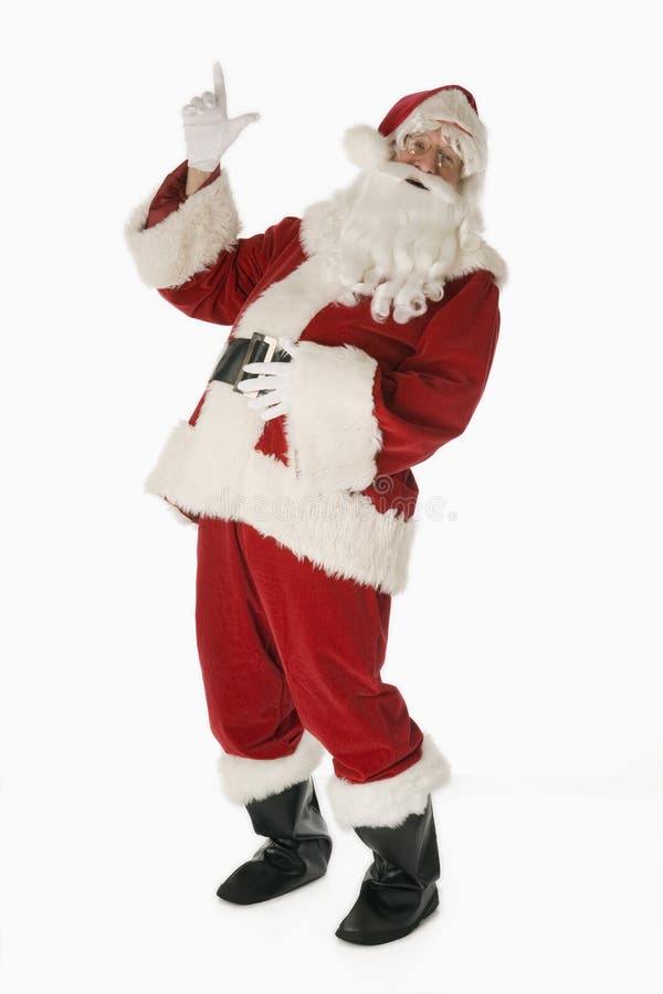 Santa Claus isolated on a white background