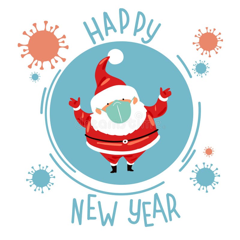 new years face clipart