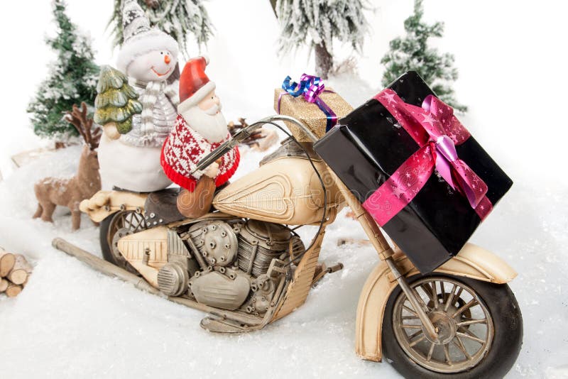 Santa Claus motorcycle trip