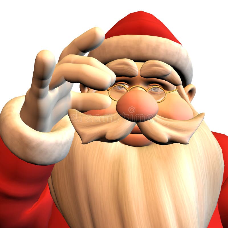 Santa Claus in pose
