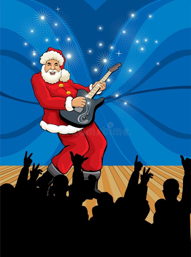 Santa Claus Rockstar