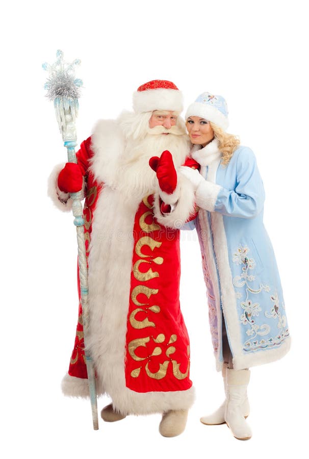 Santa Claus and Snow Maiden