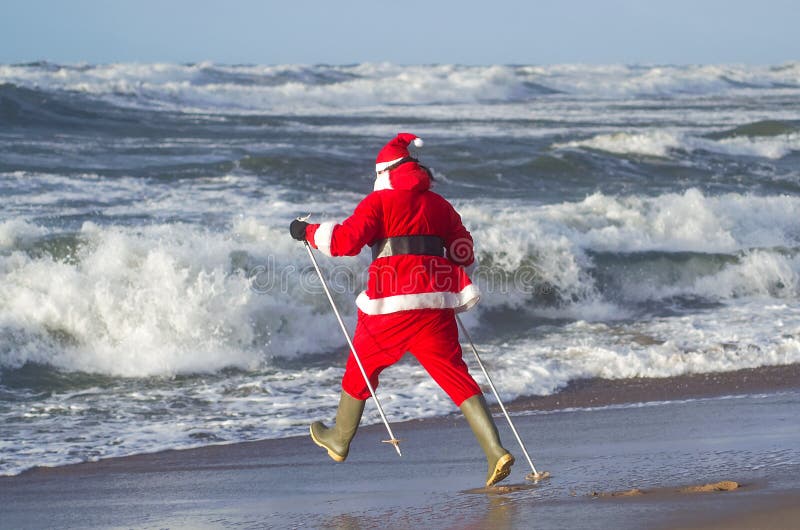 Santa claus szalony zdjęcie stock Santa claus szalony zdjęcie stock