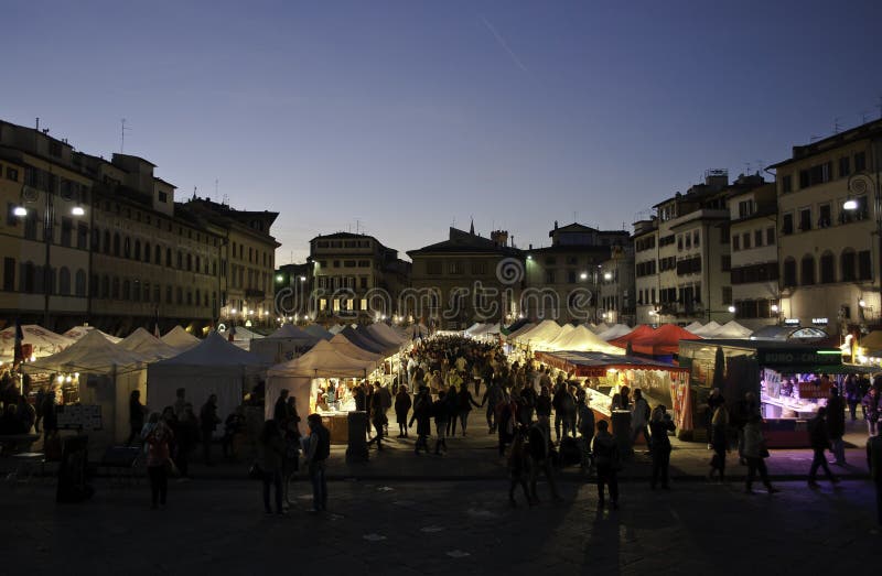 Santa Croce Florence fair