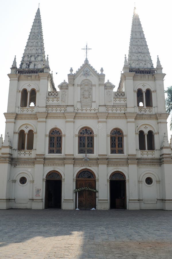 Santa Cruz Basilica i Cochin royaltyfria foton Santa Cruz Basilica i Cochin royaltyfria foton
