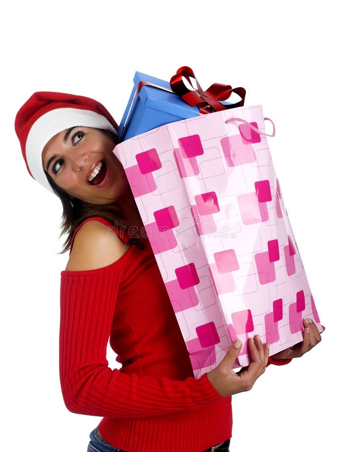 Santa Girl with gifts