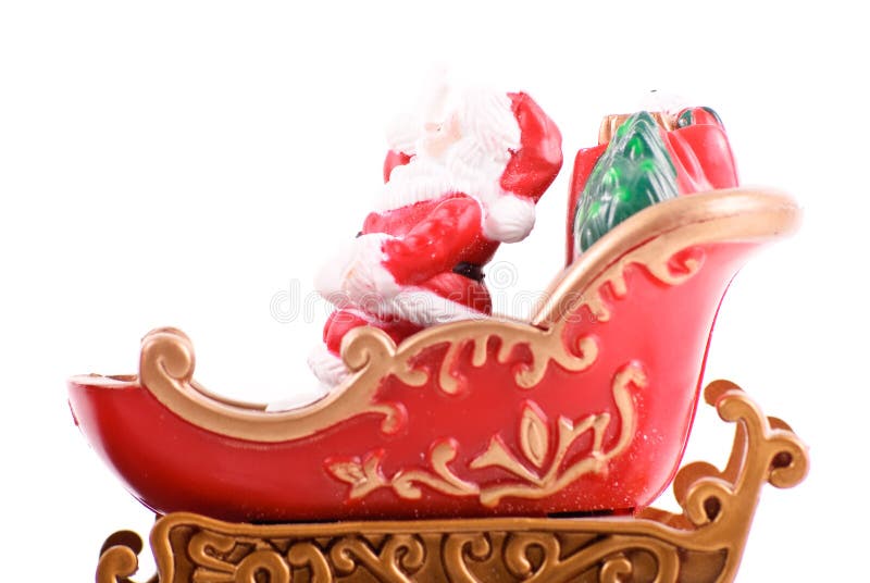 Santa on His Sleigh