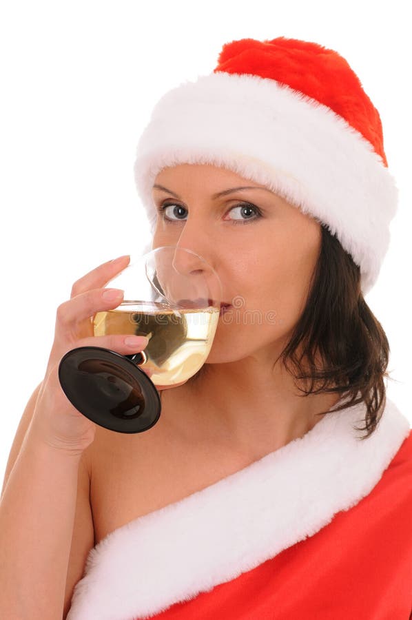 Santa kvinna royaltyfria foton