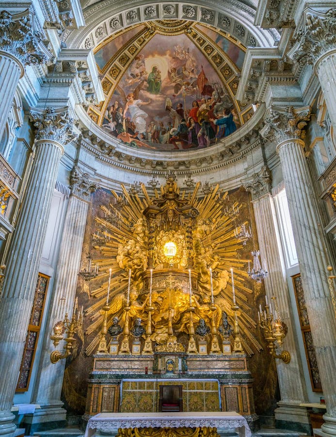 Church of Santa Maria in Portico in Campitelli in Rome, Italy. Stock ...
