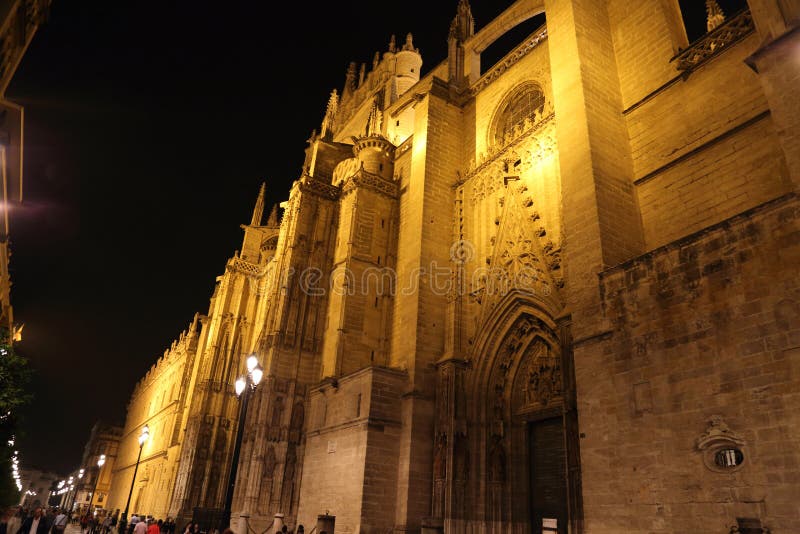 Santa Maria cathedral at night