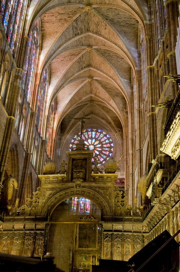 Santa Maria de Leon Cathedral. Spain