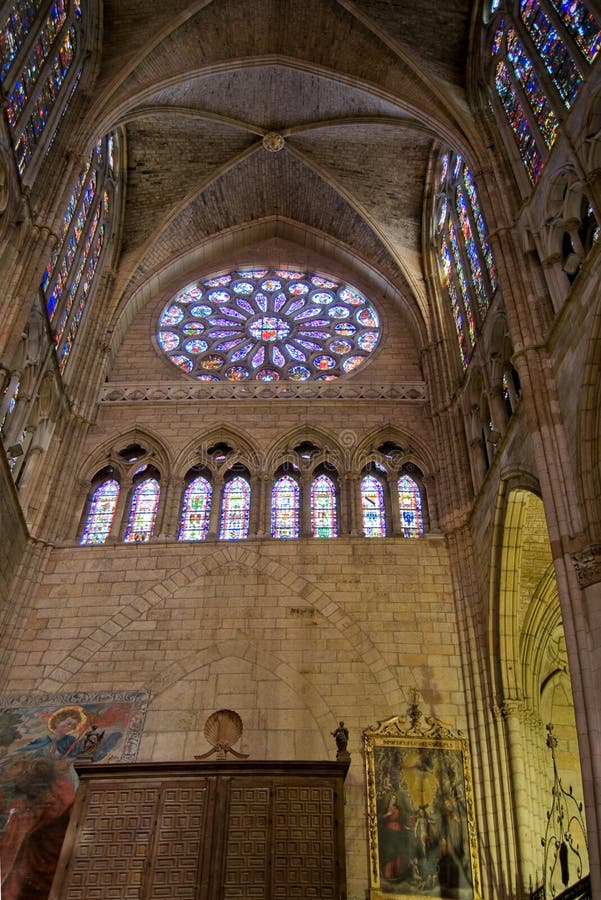 Santa Maria de Leon Cathedral. Spain