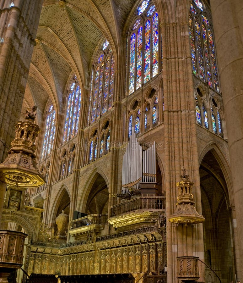Santa Maria de Leon Cathedral. Spain