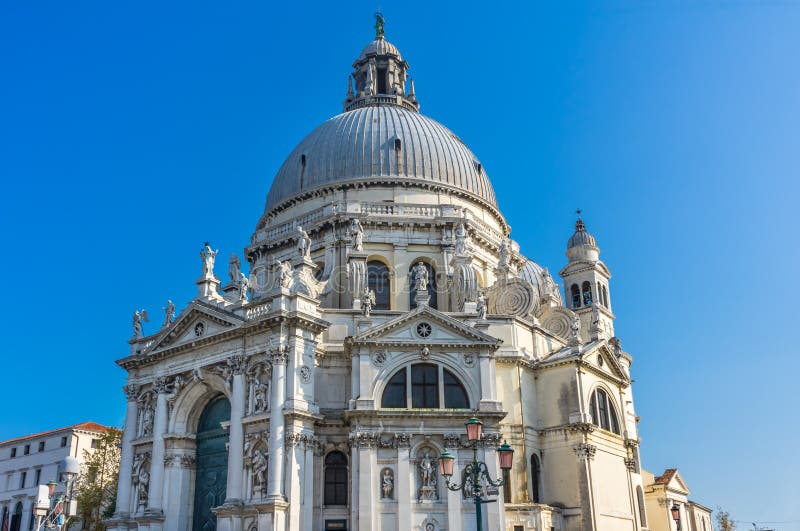 Santa Maria della Salute Church Basilica Dome Venice Italy