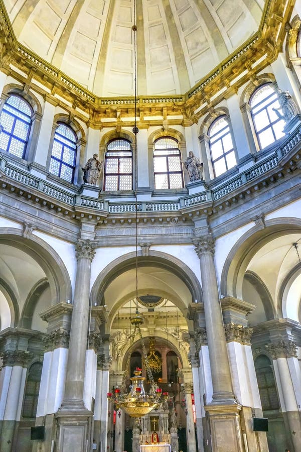 Santa Maria della Salute Church Basilica Dome Venice Italy