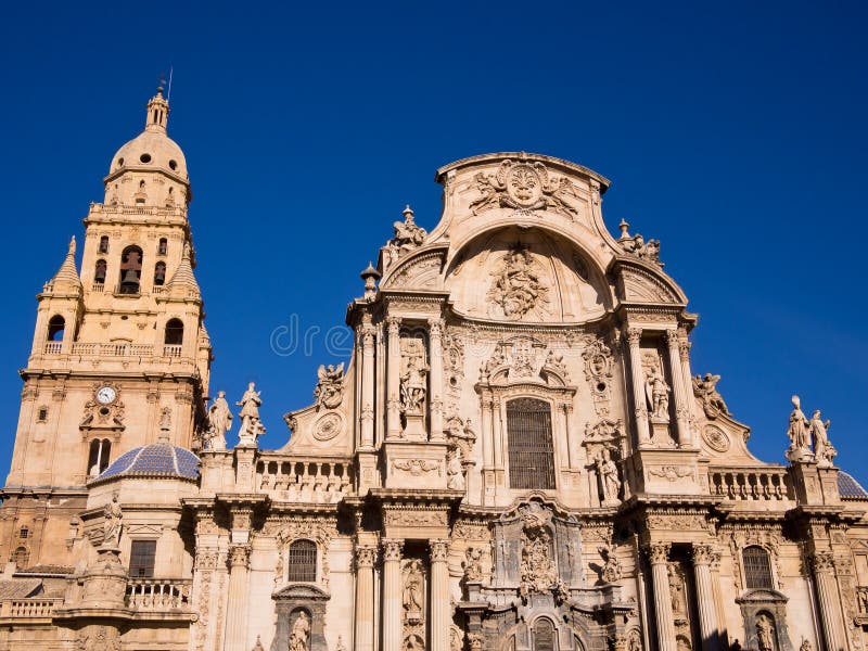 Santa Maria katedra w Murcia, Hiszpania - obraz royalty free Santa Maria katedra w Murcia, Hiszpania - obraz royalty free