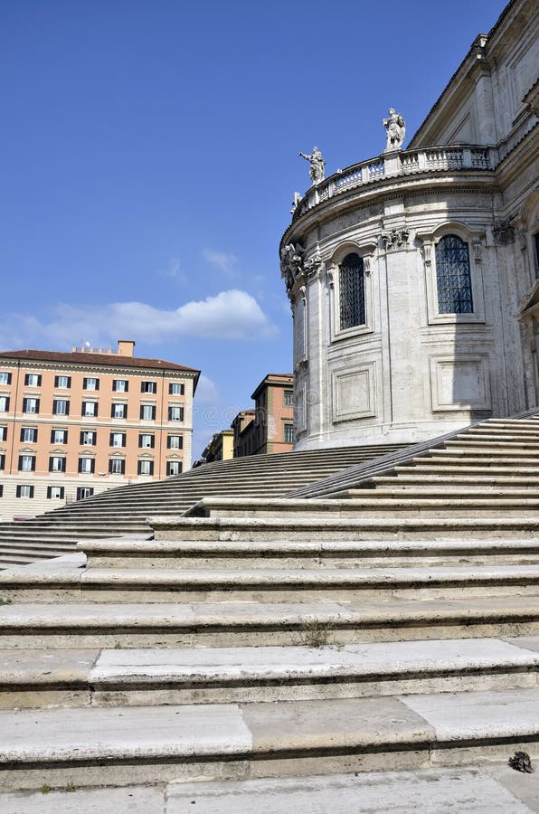 Santa Maria Maggiore stairs