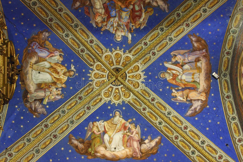 Santa Maria sopra Minerva cathedral ceiling