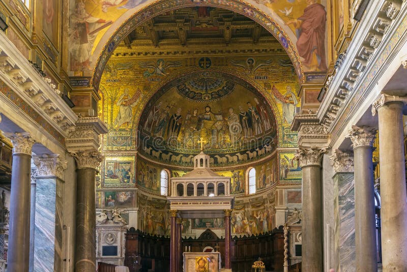 The Basilica of Our Lady in Trastevere (Basilica Di Santa Maria in ...