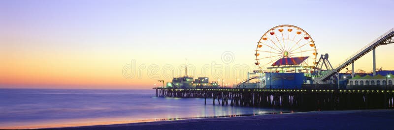 Santa Monica Pier stock image