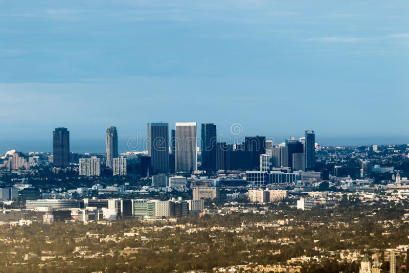 Santa Monica Skyline royalty free stock photography
