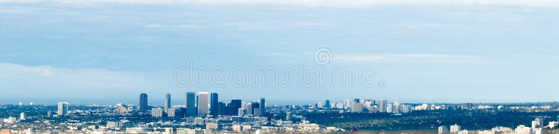 Santa Monica Skyline stock photo