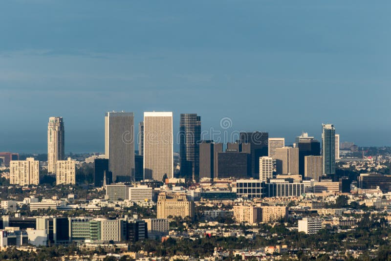 Santa Monica Skyline royalty free stock photo