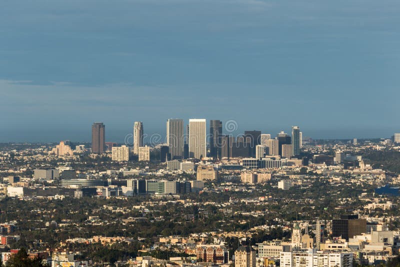 Santa Monica Skyline royalty free stock images