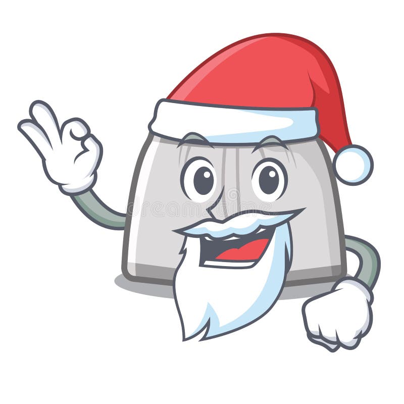 Santa pływacki bagażnik w kreskówki szafce ilustracja wektor Santa pływacki bagażnik w kreskówki szafce ilustracja wektor