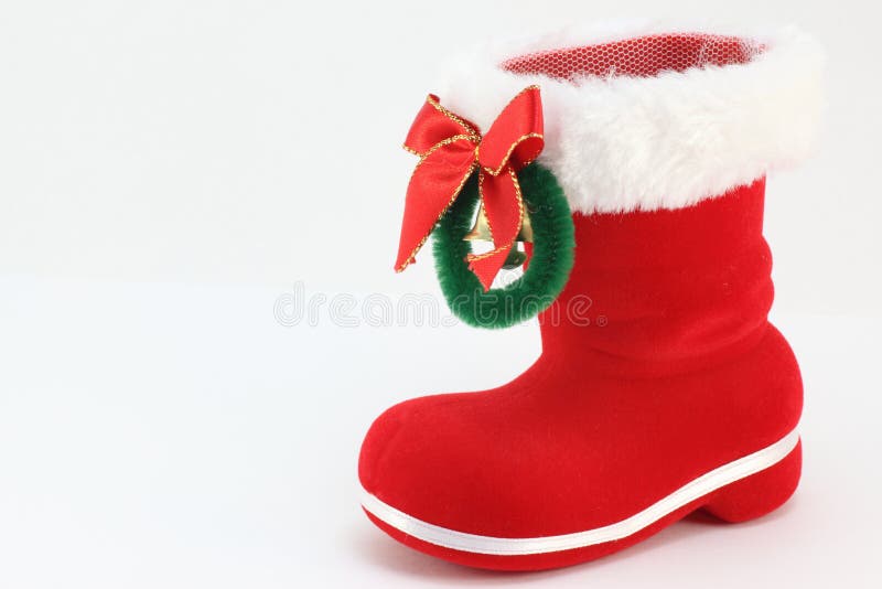 Santa s boots stock image. Image of festivals, space - 22315165