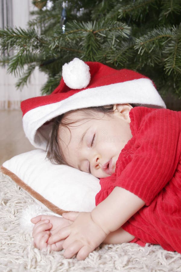 Santa sleeping stock image. Image of sylvester, young - 7629037