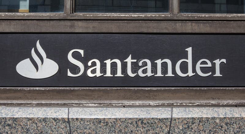 Santander Consumer Bank Brand Logo On Its Office Editorial ...