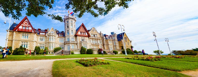 Santander magdalena royal palace arkivbild